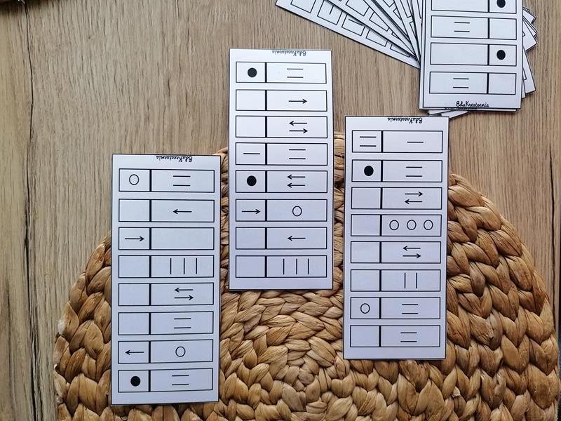 Klamerki czarno-białe