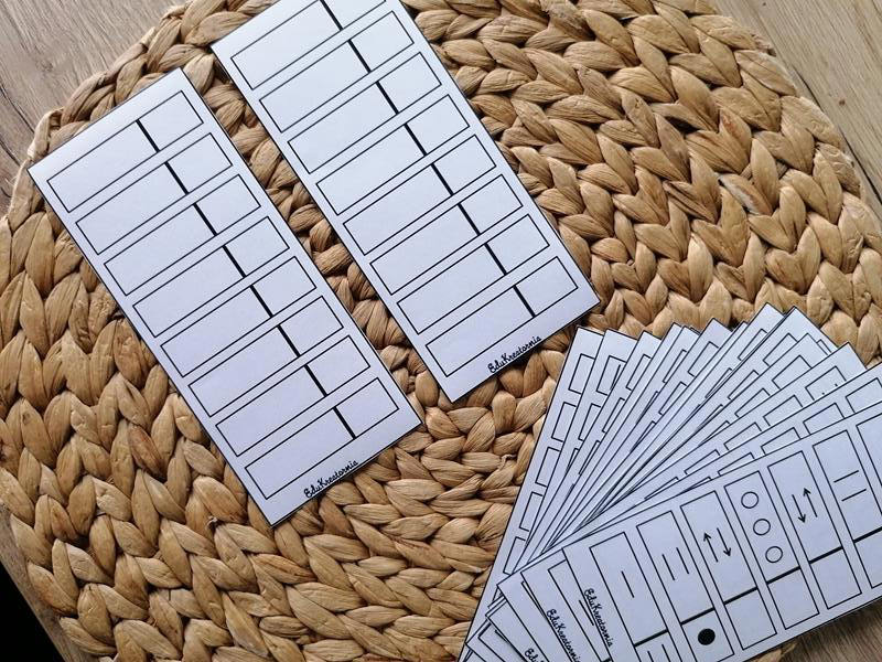 Klamerki czarno-białe