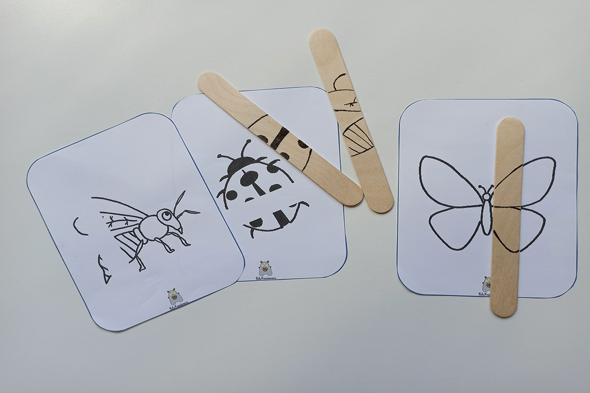 Przykładamy patyczki (wiosna)